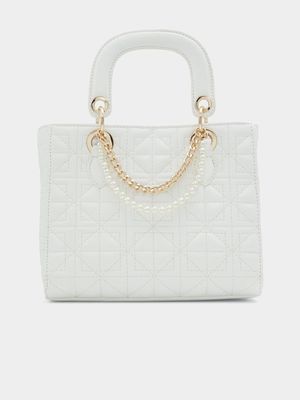 Women's Call It Spring White Top Handle Bag