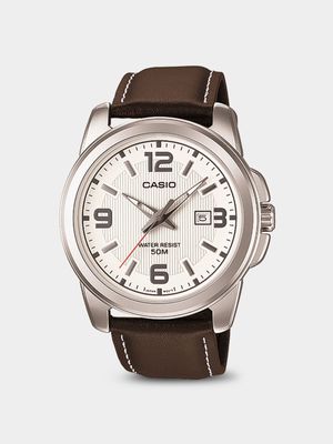 Casio Classic Analogue Brown Leather Watch