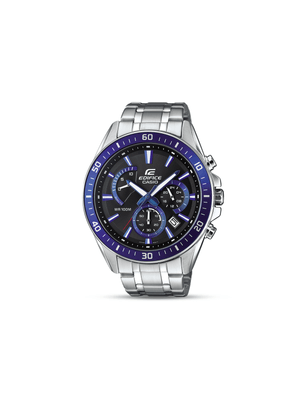 Casio Men's Edifice Blue Dial Retrograde Chronograph Bracelet Watch
