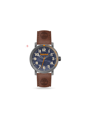 Timberland Men's Topmead Navy & Brown Better Leather Watch