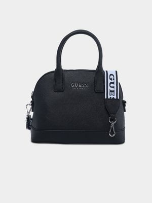 Women's Guess Black  Yoshi  Satchel Bag