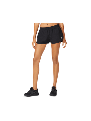 Women's Asics Core Split Black Shorts