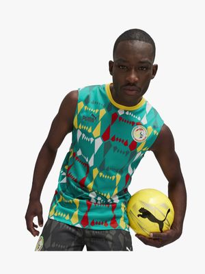 Mens Puma Senegal FtblCulture Green Vest