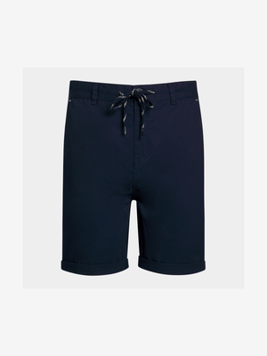 Younger Boy's Navy Chino Shorts
