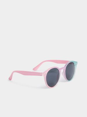Girl's Pink & Purple Ombre Sunglasses