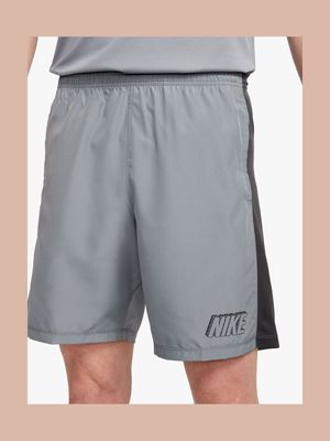 Mens Nike Grey Woven Football Shorts