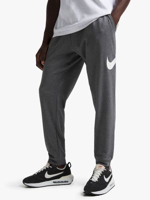 Mens Nike Dri-Fit Taper Swoosh Charcoal Pants