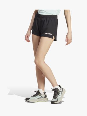 Womens adidas Terrex Multi Trail Running Black Shorts