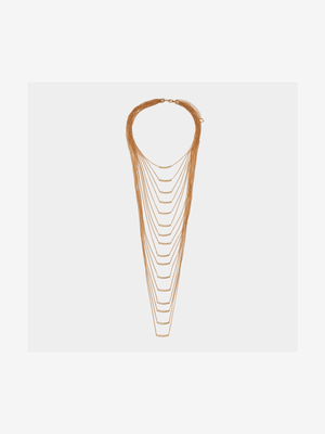 Luella Layered Metal Neckalce - Jewellery