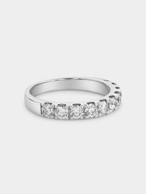 White Gold 1ct Lab Grown Diamond Eternity Ring