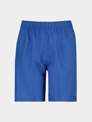 Boys Ts Woven Blue Training Shorts