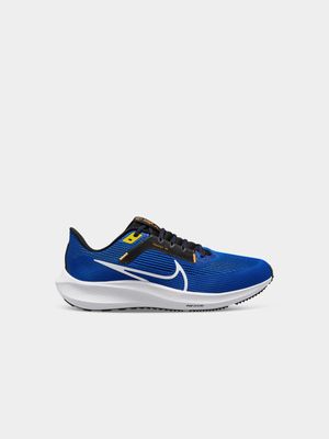 Mens Nike Pegasus 40 Blue/White/Yellow Running Shoes