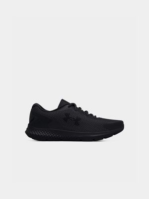 Mens Under Armour Charged Rogue 3.0 Black Shoes