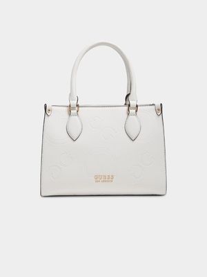 Women's Guess White Oak Park Small Carryall Bag