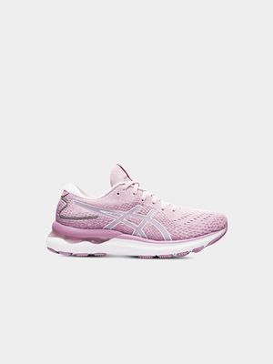 Women's Asics Gel-Nimbus 24 Pink/White Shoe