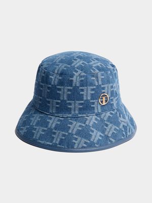 Bold FF Denim Bucket Hat