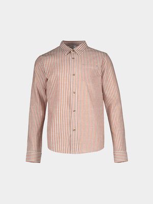 Younger Boy's Ginger Stripe Shirt