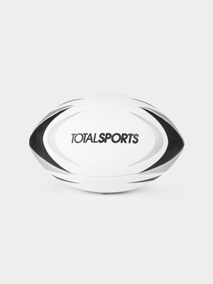 TS Training White/Black/Silver Rugby Ball