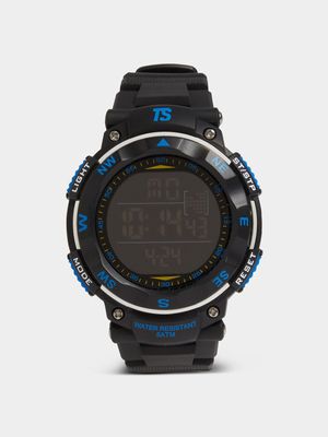 TS 5212 Black And Blue Digital Watch