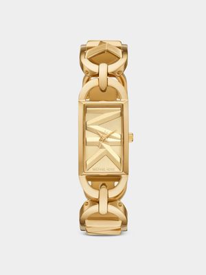 Michael Kors MK Empire Gold Plated Stainless Steel Bracelet Watch