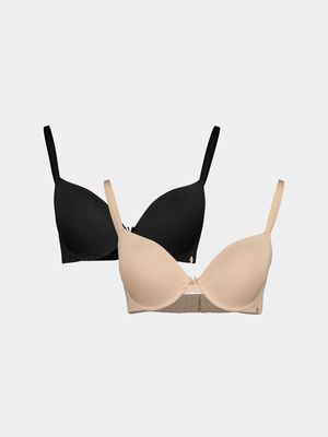 2 Pack Everyday Push-up Bra