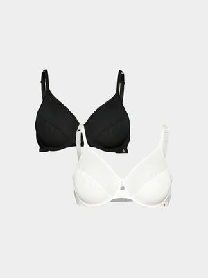2 Pack Everyday Soft Cup Bras - Plus Size