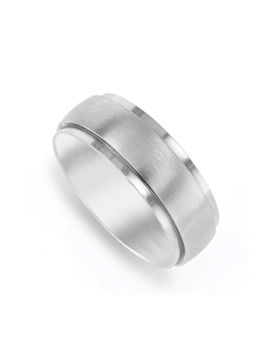 Stainless Steel Brushed Men's Ring