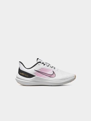 Women's Nike Air Winflo 9 White/Pink Running Shoe