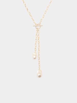 Fresh Water Pearl Drop Necklace