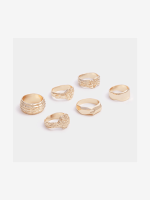 Guilded Stacking Rings