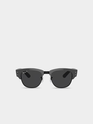 Ray-Ban Grey  Mega Clubmaster  Sunglasses