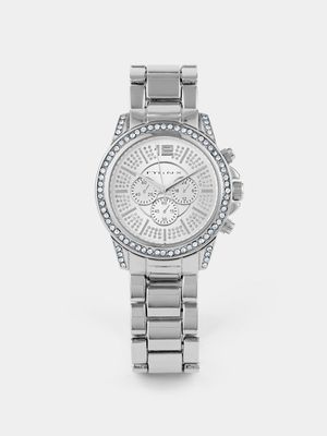 Minx Women’s Silver Plated Multi Dial Bracelet Watch