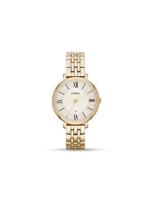 Fossil Women's Jacqueline Gold Plated Stainless Steel Bracelet Watch