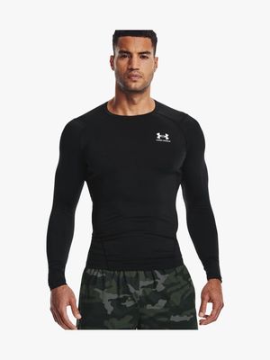 Men's Under Armour HeatGear COMPRESSION Long Sleeve Black Top