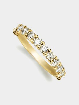 Yellow Gold 1.00ct Diamond Forever Band