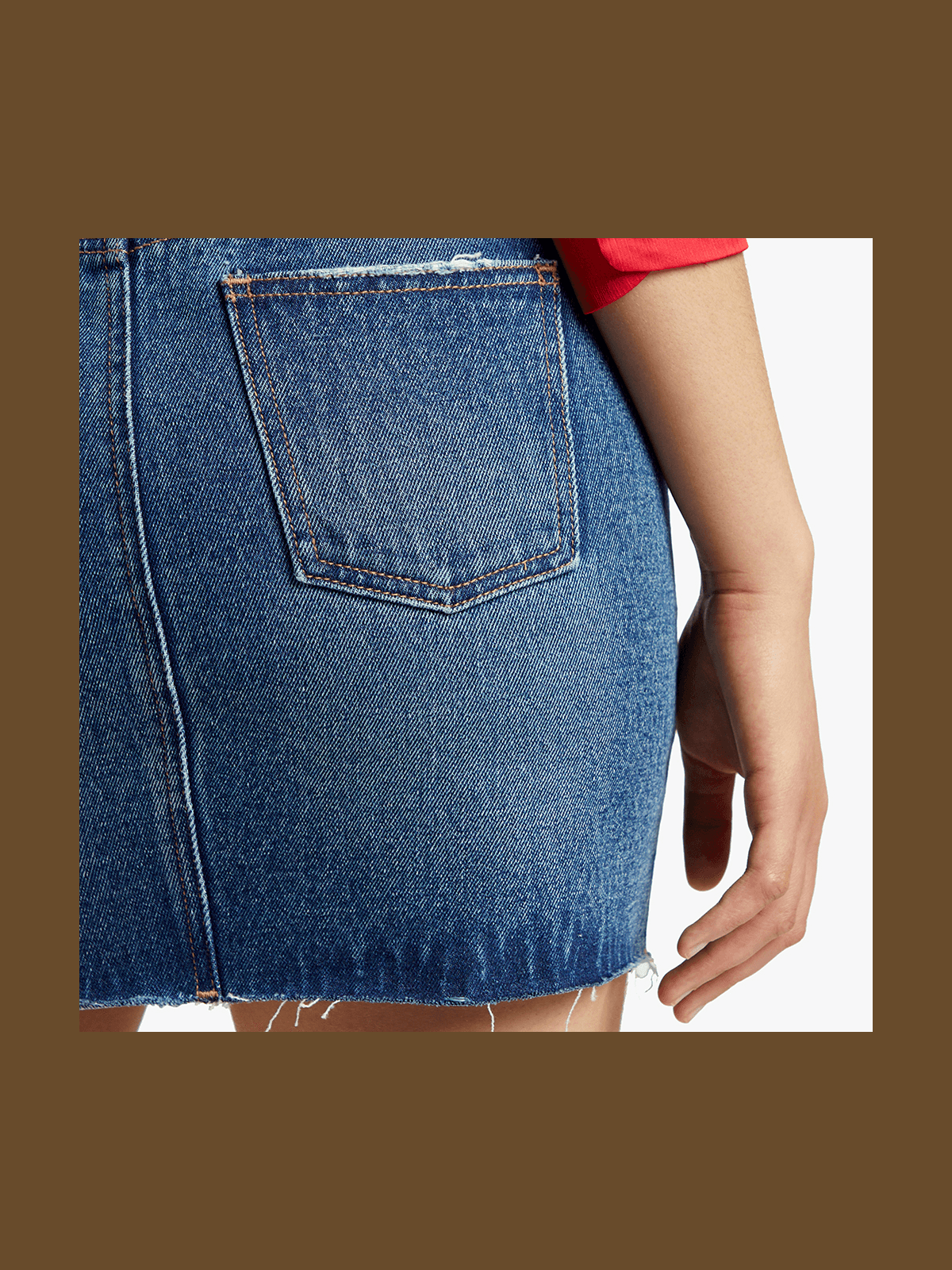 'The Rip And Repair Straight Jean' skirt Skirts