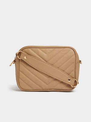 Women's Stone Quilted Crossbody Bag