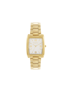 Tempo Men’s Gold Tone Bracelet Watch