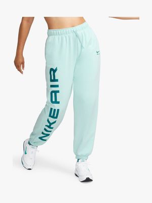 Womens Nike Sportswear Air Fleece Teal Jogger