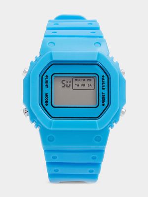 Boy's Blue Digital Sports Watch