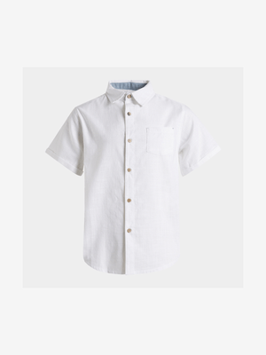 Older Boy's White Shirt