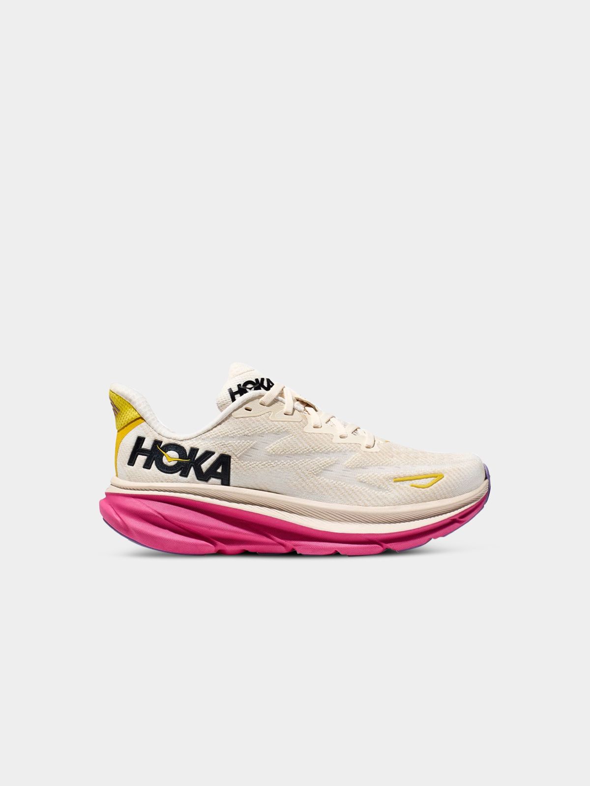 Women's Hoka Clifton 9 Eggnog Running Shoes