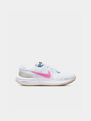 Women's Nike Air Zoom Vomero 16 White/Pink Running Shoe
