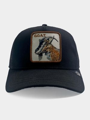 Men's Goorin Black Goat Trucker Cap