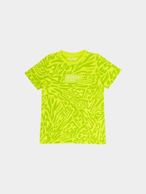 Older Boy's Guess Yellow T-Shirt