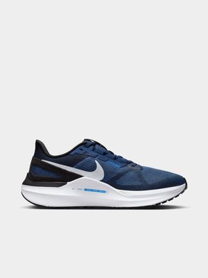 Mens Nike Structure 25 Navy/White/Black Running Shoes