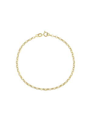 Yellow Gold, Classic Oval Link Bracelet