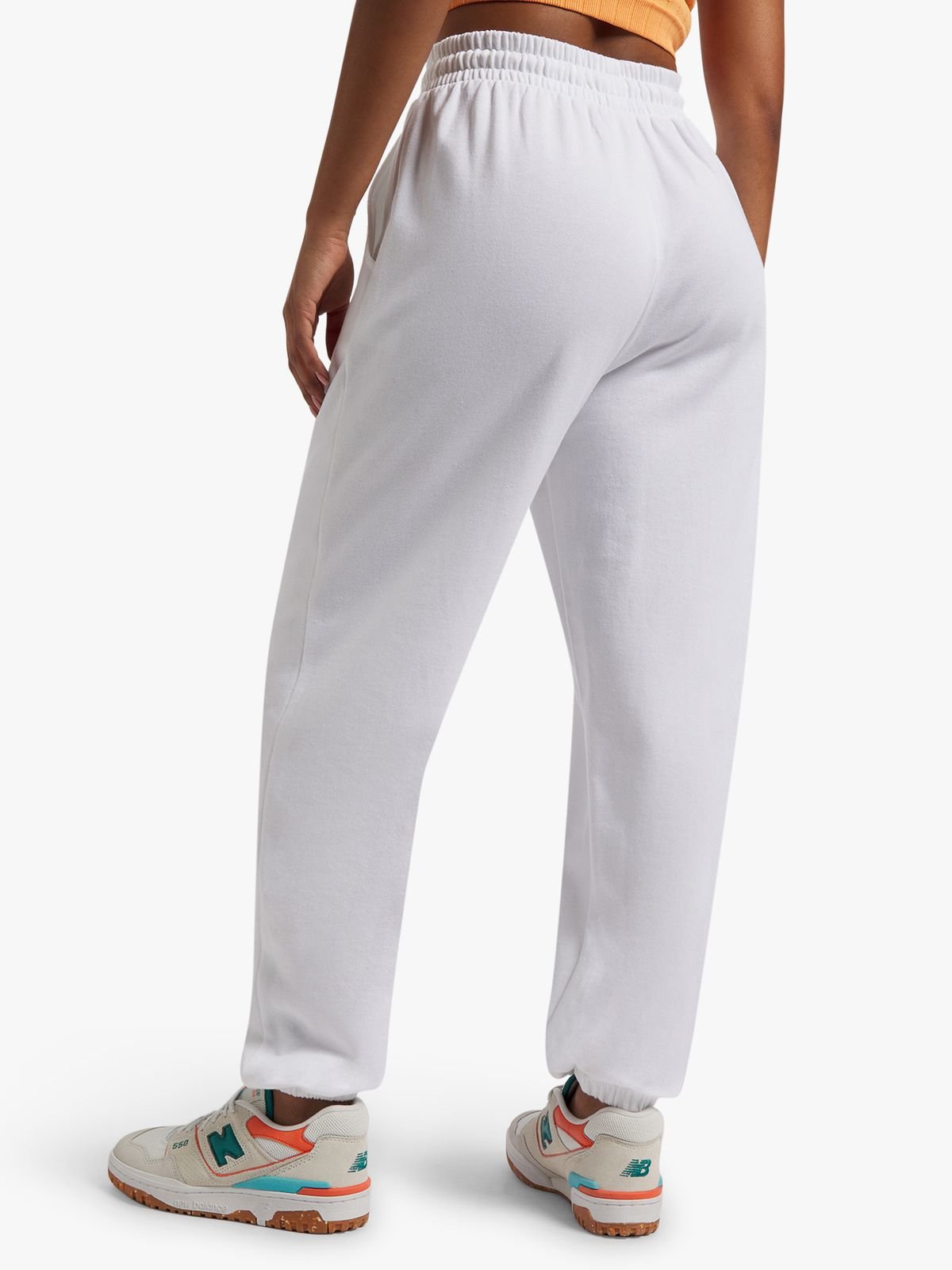 Redbat Classics Women's Oversized White Jogger - Bash.com