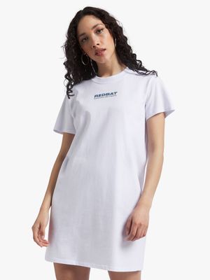 Redbat Women's White T-Shirt Dress
