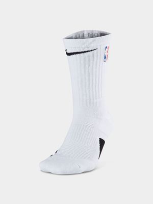 Nike Elite White Crew Socks